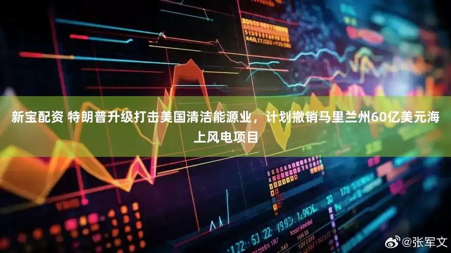 新宝配资 特朗普升级打击美国清洁能源业，计划撤销马里兰州60亿美元海上风电项目